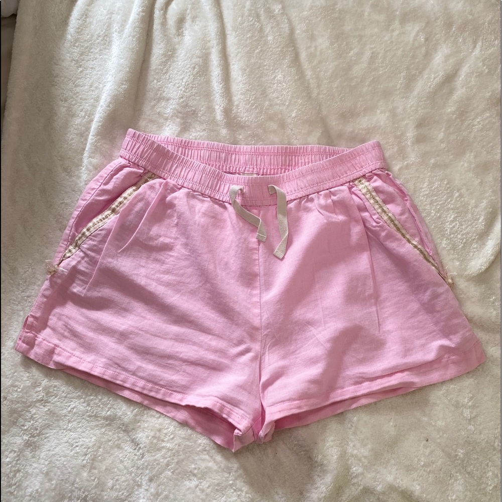 J.Crew crewcuts pink and gold shorts